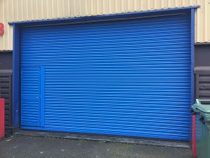 Gallery - Blue Shutter With Access Door