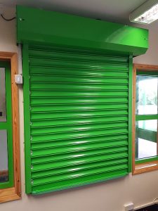 Gallery - Lime Green Roller Shutter